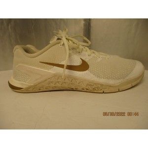 Nike Metcon 4 Champage Training Shoes Sail Metallic Gold AV2141-120 Womens 10.5